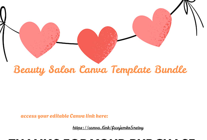 design a custom templates for beauty salon